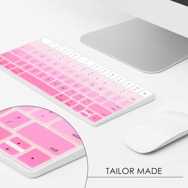 Allinside Ombre Pink Cover for Apple Magic Keyboard (MLA22LL/A) with US Layout - Image 3